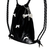 Ribbon Gym Sack [White]
