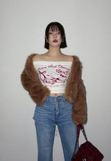LOOK STITCH SUEDE CHAIN BAG (4COLORS!)