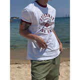 [S/S] コットンプリントリンガーハーフTシャツs(3color)