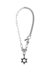 Mixchain star pearl necklace