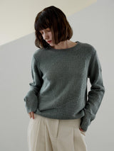 GRAIN SEE THROUGH KNIT
