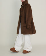 Belted Balmacan Single Alpaca Half Coat (Wool Coat/Winter Coat)