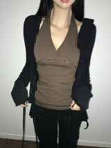 ボレーフリルカーディガン(3 color)