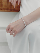 26SS★ [Premium Plating] Essence AB Twist Pave Bangle