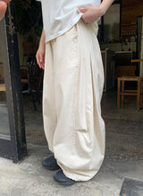 [unisex] ハビンジバルーンストリングコットンバンドパンツ