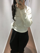 Polka Dot Turtleneck Long Sleeve (5color)