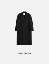 [Unisex] マックスダブルロングコート(2color)