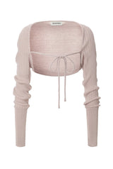 Lit bolero - mauve pink
