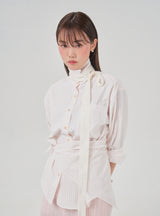 Stripe shirt (ivory)
