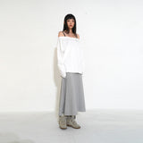 Recycle one- shoulder Tee 002