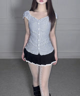Aeka Frill Blouse