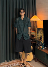 Overfit Bermuda Backbanding Slacks Shorts 3COLOR