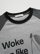 Woke Raglan Overfit T-shirt