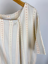 SOFT FLOWER BUTTON DRESS (2C)