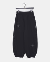 Leah Studded Banding Wide Training Jogger Pants