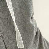 Leni Lace Scarf Layered Tee