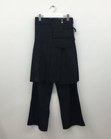 Vermel pleated skirt pants (2color)
