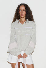 Terry block sweatshirt