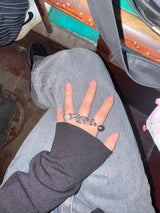 Big ball piercing ring