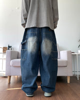 カーペンターパッチデニムパンツ