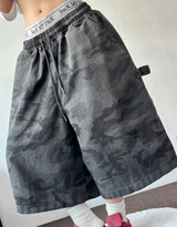 CARPENTER💚MILITARY CAMOUFLAGE BERMUDA 🩶🤍💚🤎3COLOR