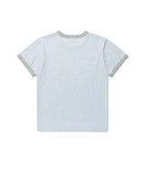 CAVISH APPLIQUE RINGER SS TEE BLUE(CV2GMUT509A)