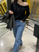 [MADE] Ditto wide long boots cut denim