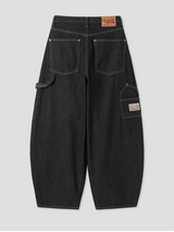 WORK STRIPE BALLOON JEANS