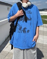 Vedder Damage Short Sleeve T-Shirt(BLUE)