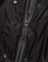 SHINING RUFFLE WINDBREAKER JACKET(BLACK)