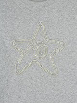 チェックスターワッペンTシャツ
