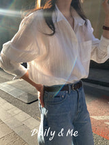 lace-off shirt(onecolor)