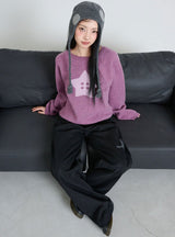STAR BUTTON KNIT - PINK