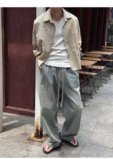 [Unisex] リネンクロップチェックシャツ ver.2(3color)