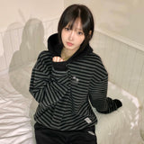 MOAR STRIPE HOOD T UNISEX