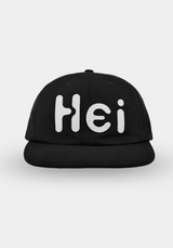 Heiビッグロゴフェルトキャップ Black