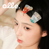 Olle. 鸥莉（オーリー）カップ型ヘアクリップ ユニークデザイン まとめ髪用 おしゃれ小物 ギフトプレゼント