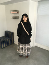 ヴィンテージチェックティアードスカート