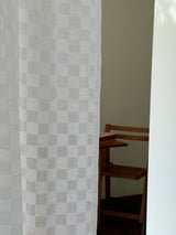 CLEAR CHECK CURTAIN