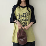 リミンボクシーフィットカラーラグラン半袖Tシャツ