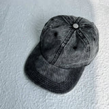 Charcoal Washed Retro Dad Cap