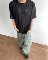 Vintage Crack Short-Sleeved T-Shirt