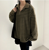 Momo Dangala Loose Fit Collar Sweatshirt