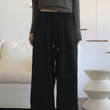 メイバーサイドヘムスナップなっぴんぐワイドスリットパンツ