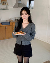 Jewel Mohair Knit Cardigan (2color)