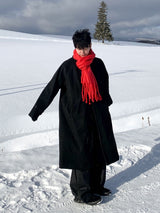 [130cm] Biei wool mac long coat 