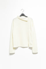 bokashi unbal collar knit top(4colors)