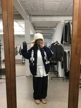 ハブルハイネックニットジップアップ (2 Colors)