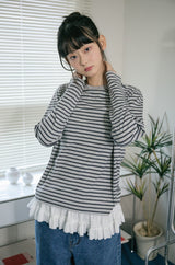 26SS★ Puppy Stripe Long Sleeve