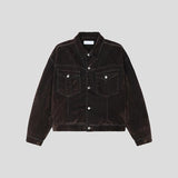 Winter Velvet Denim Western Jacket (2color)